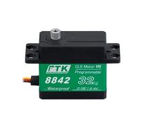 PTK 8842 Metal Digital Servo 32kg High-Torque Model for RC Vehicles High-Speed Fixed-Wing Drone Servo (360°)