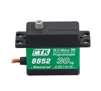PTK 8852 Metal Digital Servo 30kg High-Torque Model for RC Vehicles High-Speed Fixed-Wing Drone Servo (300°)