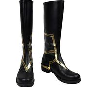 PTKaish Cosplay bottes botte chaussures chaussure compatible with Fate Grand Order Caster Merlin Ambrosius