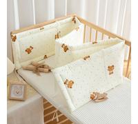 PTKG Barriere de Securite Enfant Lit,Salle de Lecture Decoration Enfant,Ciel De Lit pour BéBé,Ciel De Chambre d'enfant,Portable Coussin Protection des Bords et des Coins,F10,160cm