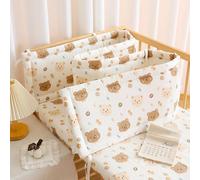 PTKG Barriere de Securite Enfant Lit,Salle de Lecture Decoration Enfant,Ciel De Lit pour BéBé,Ciel De Chambre d'enfant,Portable Coussin Protection des Bords et des Coins,F6,180cm