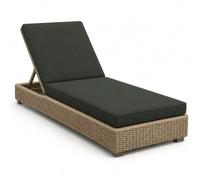 PTKG Coussin de Transat RéSistant Matelas pour Transat | ImperméAbles,Mousse Haute RéSilience,Amovible,AntidéRapant,avec PoignéE,pour Chaise Longue Jardin Exterieur