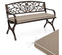 PTKG Coussins de Chaise D'IntéRieur 5cm Epais Coutures RenforcéEs Coussin Exterieur avec Housse Amovible Fond AntidéRapant pour Bancs de Jardin BalançOires Patios Baie VitréE