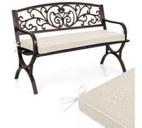 PTKG Coussins de Chaise D'IntéRieur 5cm Epais Coutures RenforcéEs Coussin Exterieur avec Housse Amovible Fond AntidéRapant pour Bancs de Jardin BalançOires Patios Baie VitréE