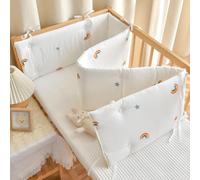PTKG Housse pour Protection de Bord de Lit pour d'enfant Protection pour Cadre de Lit Protection des Bords et des Coins Barriere de SéCurité Enfant Coussin Anti-Chute Protection,C6,120 * 28cm