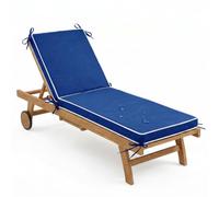 PTKG Matelas Transat Bain de Soleil Coussin Bain de Soleil Jardin Exterieur | ImperméAble,Finition PassepoiléE,Mousse Haute Densité,AntidéRapant,DéHoussable,pour Bain de Soleil Jardin Exterieur