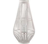 PTMD Lanterne Lysia - 35x35x68 cm - Verre - Blanc
