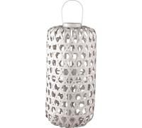 PTMD Lanterne Mayita - 40x40x81 cm - Verre - Blanc