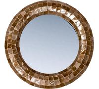 PTMD Miroir Chelsae - 62x6x62 cm - Polyester - Bronze