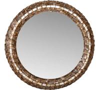 PTMD Miroir Chelsae - 82x6x82 cm - Polyester - Bronze