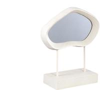 PTMD Miroir Eilish - 35x14x40 cm - Mdf - Blanc