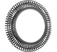 PTMD Miroir Kathy - 79x11x79 cm - Rotin - Noir