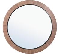 PTMD Miroir Tiess - 101x7x101 cm - Bois - Naturel