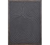 PTMD Panneau mural Levya - 78x3x105 cm - Bois - Noir