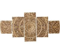 PTMD Panneau mural Sharlene - 180x1x90 cm - Mdf - Or