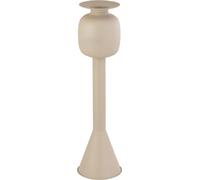 PTMD Pot de fleurs Dainah - 24x24x100 cm - Fer - Crème