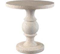 PTMD Table d'appoint Muza - 56x56x56 cm - Magnésium - Crème