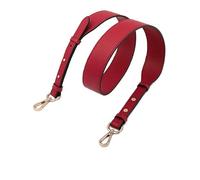 PTNKUIIY 106-110 cm Sangle de sac réglable pour sacs, 3,8 cm de large universelle de rechange bandoulière en cuir pour sac à main, bandoulière, sacs, accessoires, bordeaux