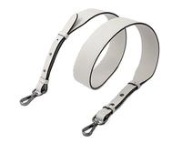 PTNKUIIY 106-110 cm Sangle de sac réglable pour sacs, 3,8 cm de large universelle de rechange bandoulière en cuir pour sac à main, bandoulière, accessoires - gris clair