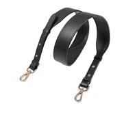 PTNKUIIY Bandoulière réglable pour sacs, 106-110 cm, largeur 3,8 cm sangle universelle en cuir pour sacs à main accessoires - noir