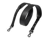 PTNKUIIY Sangle de sac ajustable 106-110cm - Sangle d'épaule universelle de 3,8 cm - Sangle de remplacement pour sac à main - Sangle en cuir pour sac à bandoulière - Accessoire de sac - Noir