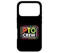 PTO Crew School Volontaire Parent Teacher Organization Team Coque pour iPhone 17 Pro