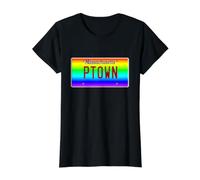 PTown Provincetown Cape Cod Massachusetts LGBT Rainbow Pride T-Shirt Graphique avec Valeur