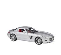 PTPTPTPT Model 1 18 Adapté pour Mercedes Benz SLS AMG Alliage Sport Simulation Modèle Voiture Moulé sous Pression en Métal Jouet (B)