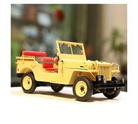 PTPTPTPT Model 1 18 pour Toyota Land Cruiser BJ Alliage Moulé sous Pression Modèle De Voiture Tout-Terrain Simulation Souvenir De Collection (Yellow)