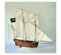 PTPTPTPT Modèle Kit D'assemblage De Modèle Voilier en Bois Massif, Bricolage, Construction De Bateau Pirate Collection Cadeau, 1/48 Cadeau Festif