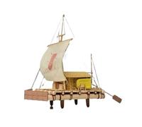 PTPTPTPT Modèle Kit De Modèle De Bateau en Bois Échelle 1:18, Collection De Radeau, Décoration De Salon, Artisanat De Bateau en Bois Cadeau Festif