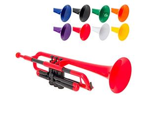 pTrumpet PTRUMPET1R Trompette en plastique Rouge