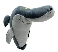 PTS SRL ZIG et SHARKO Poupée de requin blanc - Personnage en peluche à collectionner - Hauteur 25 cm - Couleur bleu et gris