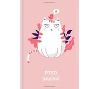 PTSD Journal: To fill out & tick off with Trigger Tracker, observation of daily mood, physical complaints, sleep and much more | Design: Pink cat