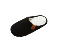 PTSIXAQ Chaussons Femme Peluche Mules Ouvertes Douces pour la Maison