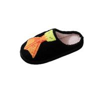 PTSIXAQ Chaussons Femme Peluche Mules Ouvertes Douces pour la Maison