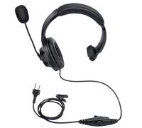 Ptt Mic Oreillette Radio bidirectionnelle Casque audio simple face Boom Boom Casque pour talkie-walkie Midland