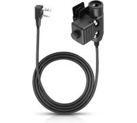 PTT Radio Headset,2 Way Radio Headset with PTT,U94 PTT Mobile Adapter 2 Pin 7mm Push to Talk Plug for Ken-Wood/Bao-Feng Radio Headset