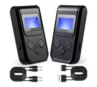 Pttnyuere 2 PCS 4 en 1 dans L'Émetteur-Récepteur Bluetooth en Vol à Basse Latence, Adaptateur Audio Bluetooth sans pour Système Stéréo de Voiture, Facile à Utiliser et de Fabrication Soignée.