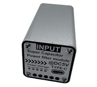 Pttnyuere pour Raspberry Pifara Filtre à Condensateur 5 V Type C Entrée/Sortie Multifonctionnel Portable Pratique Filtre d'alimentation Remplacement Pièces de Rechange Accessoires