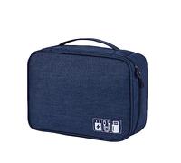 Pttnyuere Sac de Rangement de Câble 2 Pièces Étanche Organiseur Électronique Numérique Sac de Câble de Voyage Stockage de Ligne de Données USB Portable, F