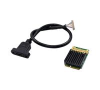 Pttnyuere SM750 MiniPCIe vers -Compatible 16 Mo + 64 Mo DDR 1920x1440 Application Graphique Intégrée Multimédia Carte Graphique 2D Facile à Utiliser