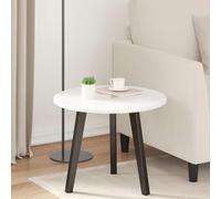 PTUGUOF Plateau de table rond 50 cm en bois blanc brillant | Design minimaliste, adapté à un projet de bricolage, pour la salle à manger et le bureau à domicile, facile d'entretien