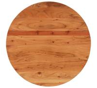 PTUGUOF Plateau de table rond en bois d'acacia massif 90 x 3,8 cm | Bois naturel non traité, pour table basse ou projet de meubles, robuste