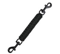 Ptwola Collier pour chien avec clip de sécurité en métal à double extrémité - Connecteur de laisse tressé fait à la main - Collier à griffes - Crochet de secours doux pour homme et femme