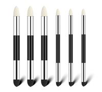 Ptwola Lot de 6 éponges à double tête lavables pour croquis, estompe, dessin, dessin artistique, crayon pour l'école, les étudiants, les ombres, les détails des ombres