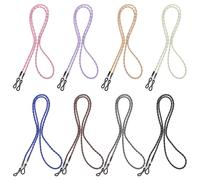 Ptwola Lot de 8 cordons à lunettes en cuir universels pour lunettes de lecture, lunettes de soleil, hommes et femmes (multicolore)