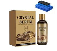 PTZ Crystal Serum - 9H Graphene Ceramic Coating for Cars, Advanced Hardness & Gloss, Water Beading Protection, DIY Car Paint, Glass & Wheel Care (1pcs)