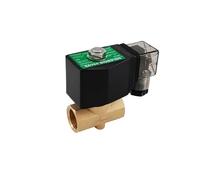 PU-05 AC 0~7bar 2/2 way direct acting NC brass Valve G1/2" 3/8" DC 0-5bar water solenoid valve orifice 5mm FKM Seal(3/8",AC 110V)