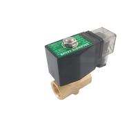 PU-08 Wiring Type AC 220V 0~2bar 2/2 Way Direct Acting NC Brass G1/2" Bsp Water Oil Air Solenoid Valve FKM Seal Orifice 8mm(AC 220V)